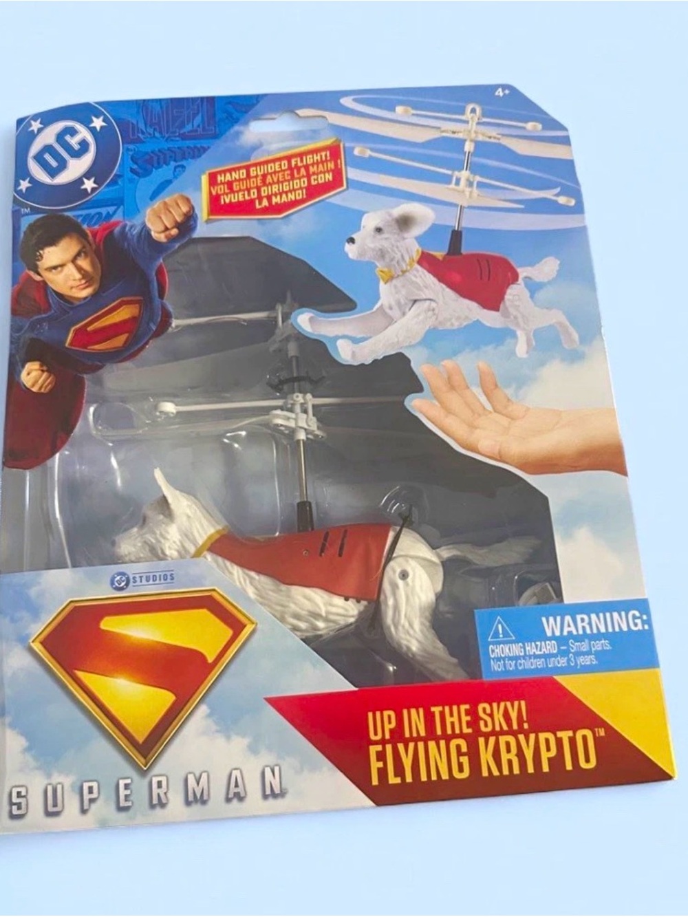 DC Superman Flying Krypto Super Dog Hand-Guided Toy - Great Deal!